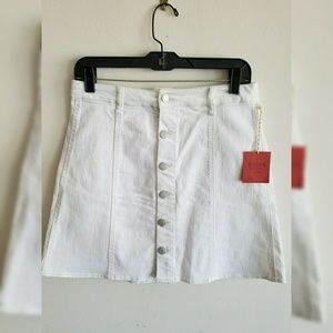 NWT Jean Mini Skirt